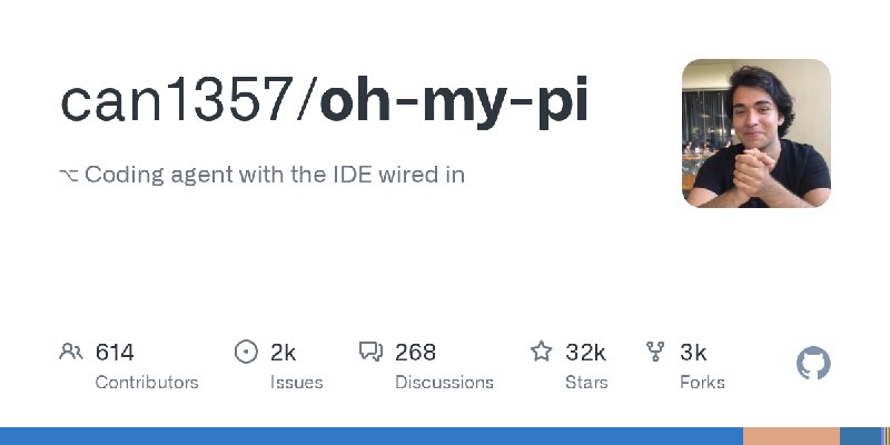 GitHub - can1357/oh-my-pi: ⌥ Coding agent with the IDE wired in