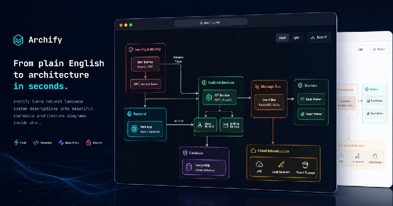 GitHub - tt-a1i/archify: Any agent Skill: generate beautiful architecture diagrams with dark/light theme toggle and PNG/JPEG/WebP/SVG…