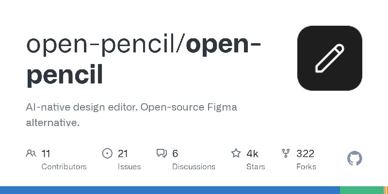 GitHub - open-pencil/open-pencil: AI-native design editor. Open-source Figma alternative.