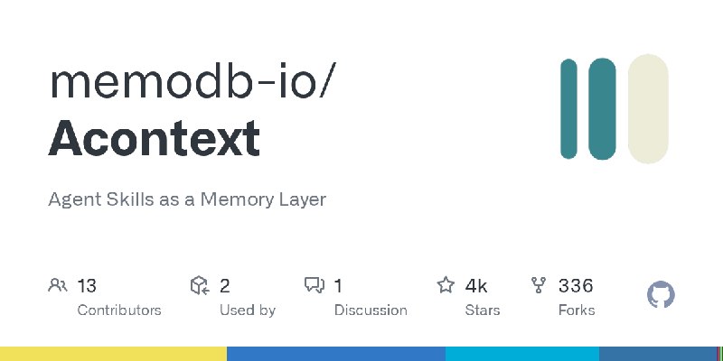 GitHub - memodb-io/Acontext: Agent Skills as a Memory Layer