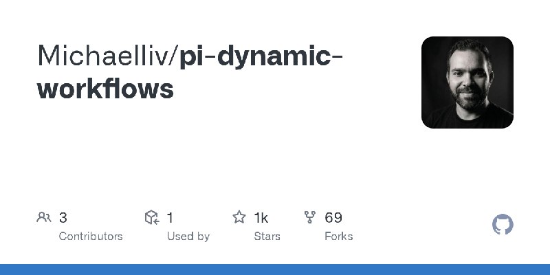 GitHub - Michaelliv/pi-dynamic-workflows