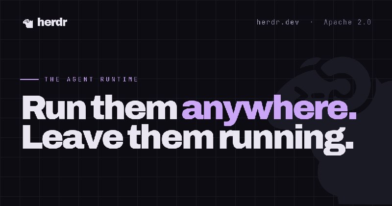 Herdr: the runtime coding agents run on