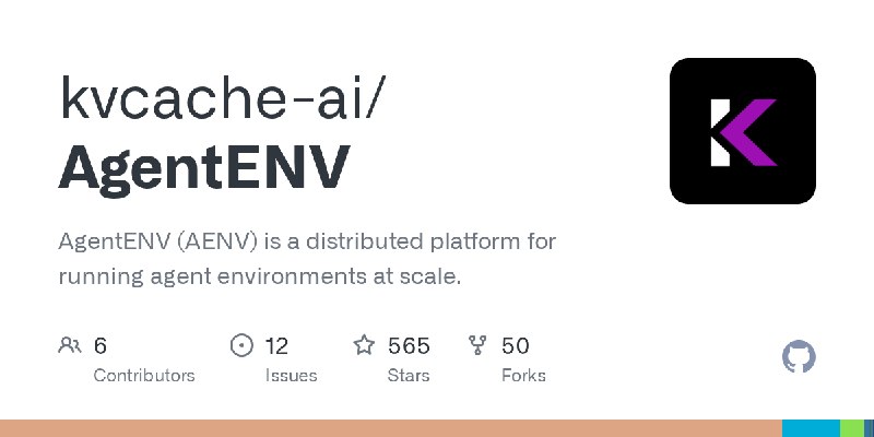 GitHub - kvcache-ai/AgentENV: AgentENV (AENV) is a distributed platform for running agent environments at scale.