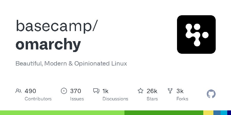 GitHub - basecamp/omarchy: Beautiful, Modern & Opinionated Linux
