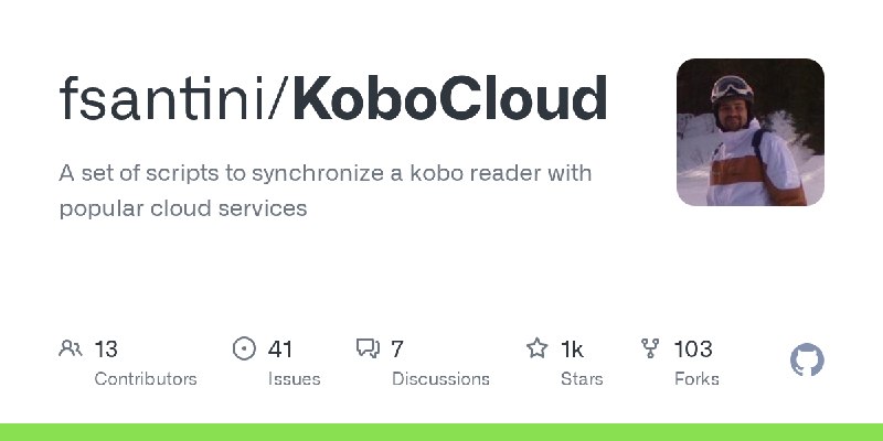 GitHub - fsantini/KoboCloud: A set of scripts to synchronize a kobo reader with popular cloud services