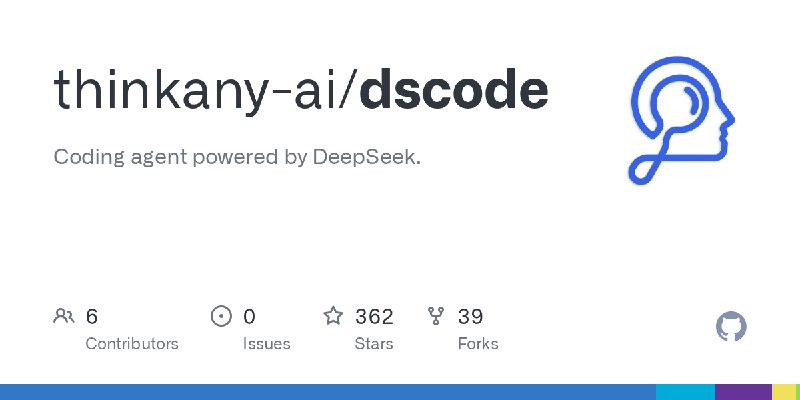 GitHub - thinkany-ai/dscode: Coding agent powered by DeepSeek.