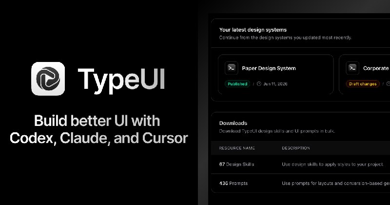 GitHub - bergside/typeui: Build better UI with AI