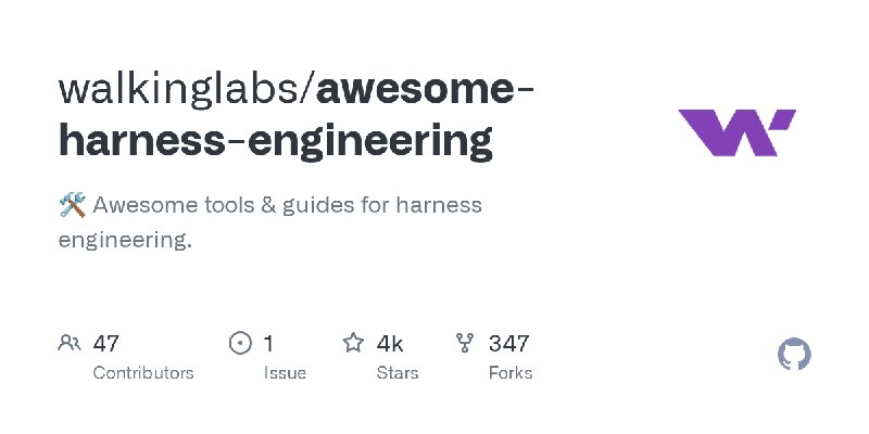 GitHub - walkinglabs/awesome-harness-engineering: 🛠️ Awesome tools & guides for harness engineering.