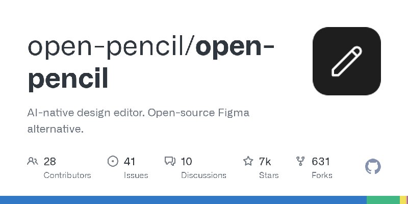 GitHub - open-pencil/open-pencil: AI-native design editor. Open-source Figma alternative.