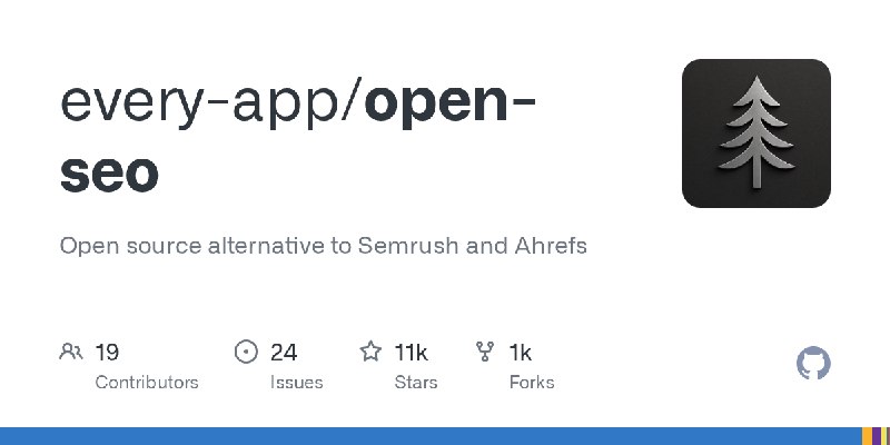 GitHub - every-app/open-seo: Open source alternative to Semrush and Ahrefs
