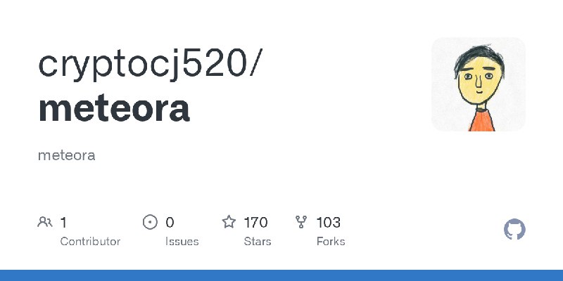 GitHub - cryptocj520/meteora: meteora
