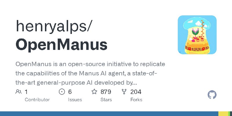GitHub - henryalps/OpenManus: OpenManus is an open-source initiative to replicate the capabilities of the Manus AI agent, a state…