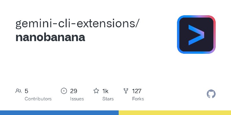 GitHub - gemini-cli-extensions/nanobanana
