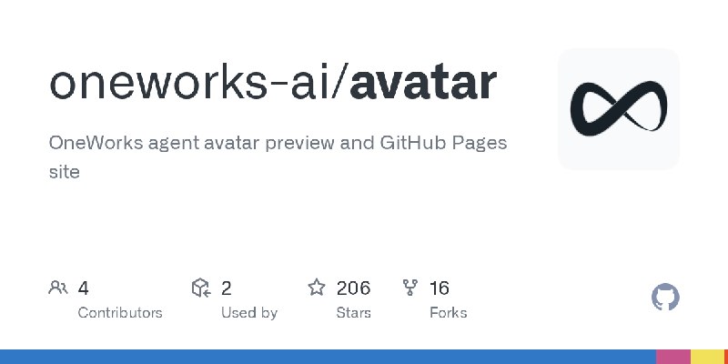 GitHub - oneworks-ai/avatar: OneWorks agent avatar preview and GitHub Pages site