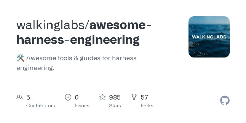 GitHub - walkinglabs/awesome-harness-engineering: 🛠️ Awesome tools & guides for harness engineering.