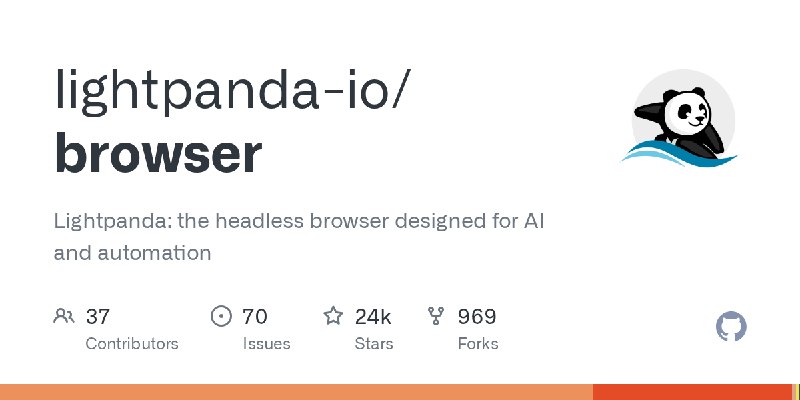 GitHub - lightpanda-io/browser: Lightpanda: the headless browser designed for AI and automation