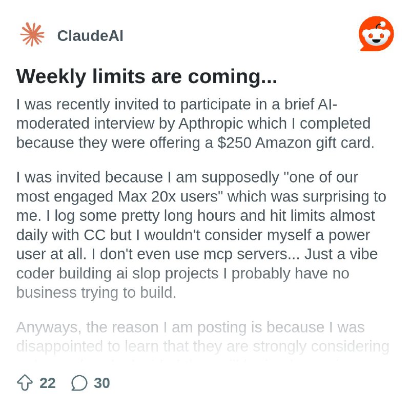 From the ClaudeAI community on Reddit