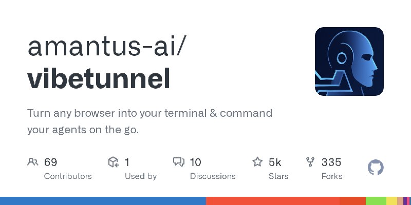 GitHub - amantus-ai/vibetunnel: Turn any browser into your terminal & command your agents on the go.