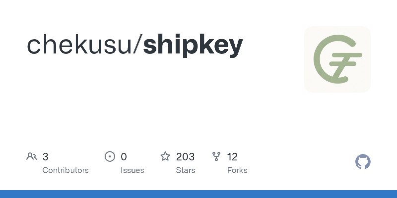 GitHub - chekusu/shipkey