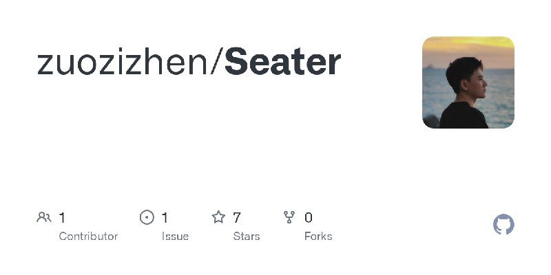 GitHub - zuozizhen/Seater