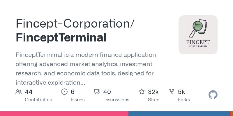 GitHub - Fincept-Corporation/FinceptTerminal: FinceptTerminal is a modern finance application offering advanced market analytics…