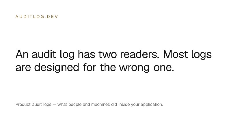 The Audit Log Page