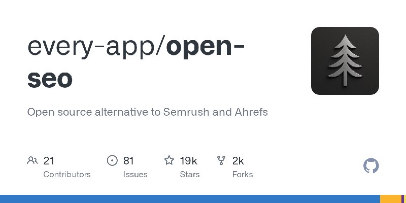 GitHub - every-app/open-seo: Open source alternative to Semrush and Ahrefs