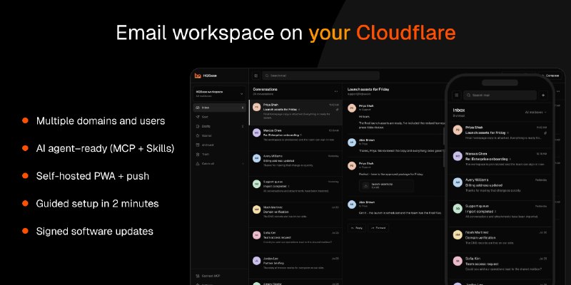 GitHub - HQBase/hqbase: AI native email workspace for teams. In your Cloudflare account.