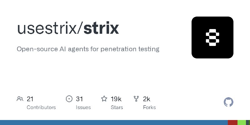 GitHub - usestrix/strix: Open-source AI agents for penetration testing