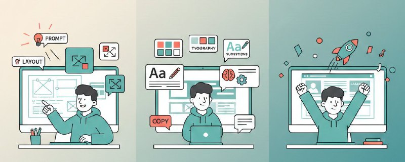 一个设计师用 AI，一天搭完自己的商业网站