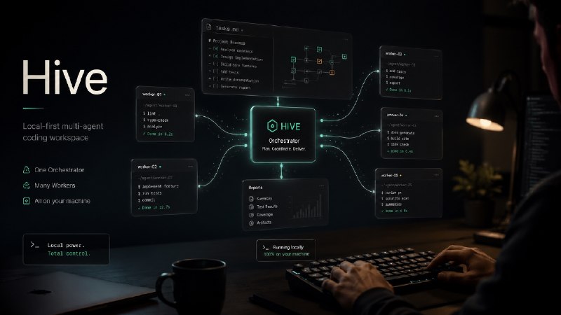 GitHub - tt-a1i/hive: Browser-native hive-mind for CLI coding agents — Claude Code, Codex, Gemini, and OpenCode collaborate as…