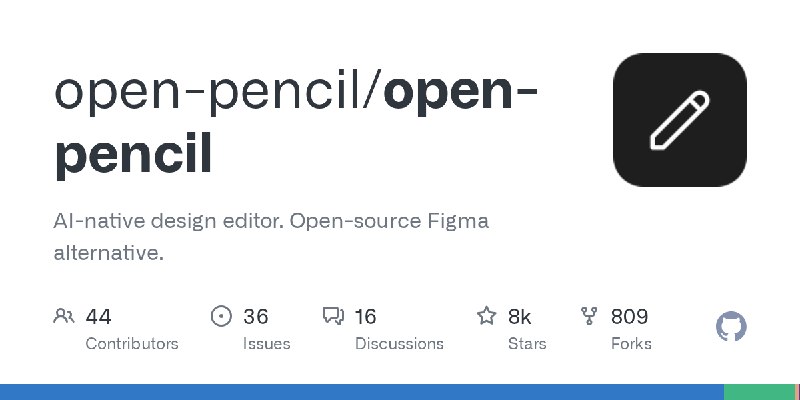 GitHub - open-pencil/open-pencil: AI-native design editor. Open-source Figma alternative.