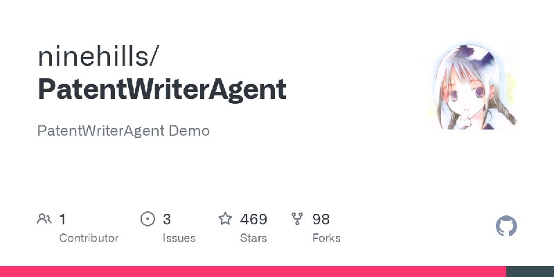 GitHub - ninehills/PatentWriterAgent: PatentWriterAgent Demo