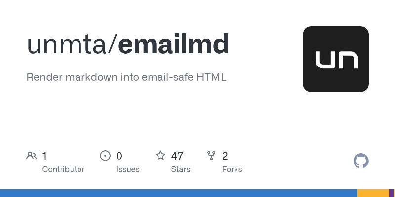 GitHub - unmta/emailmd: Render markdown into email-safe HTML