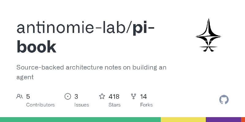 GitHub - antinomie-lab/pi-book: Source-backed architecture notes on building an agent