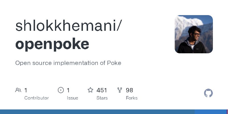 GitHub - shlokkhemani/openpoke: Open source implementation of Poke