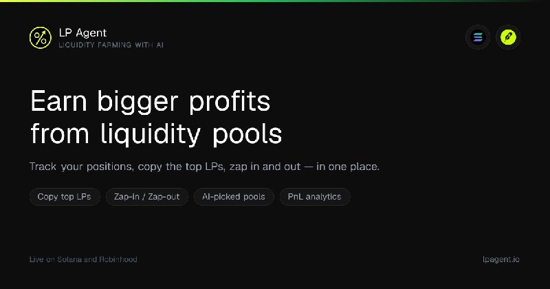 LP Agent — Earn Bigger Profits from Liquidity Pools