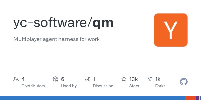 GitHub - yc-software/qm: Multiplayer agent harness for work