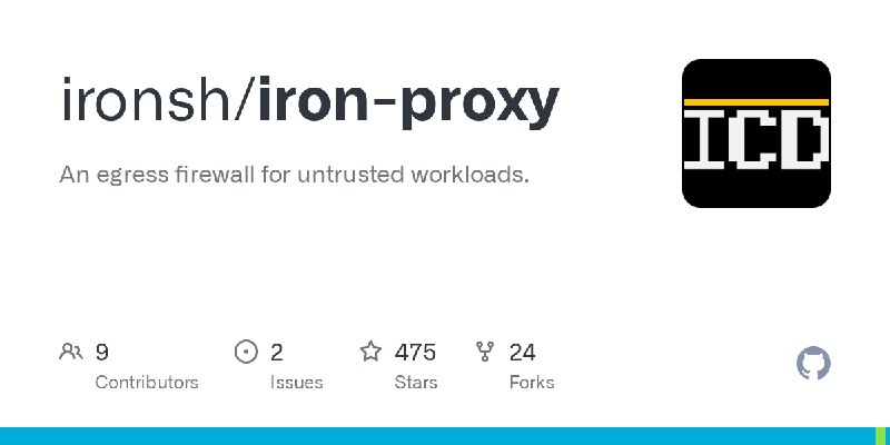 GitHub - ironsh/iron-proxy: An egress firewall for untrusted workloads.
