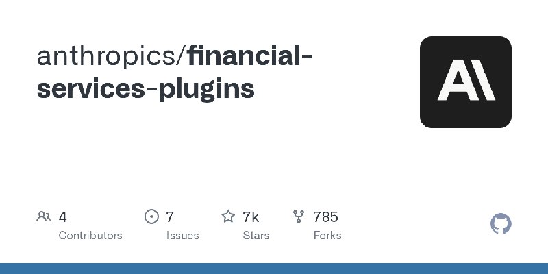 GitHub - anthropics/financial-services-plugins