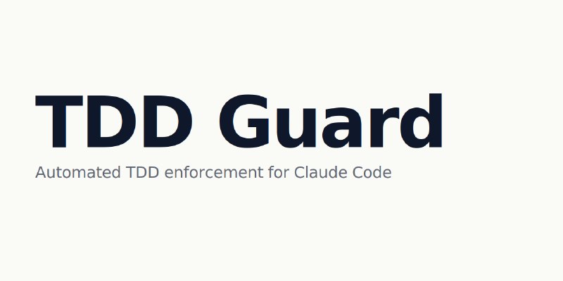 GitHub - nizos/tdd-guard: Automated TDD enforcement for Claude Code