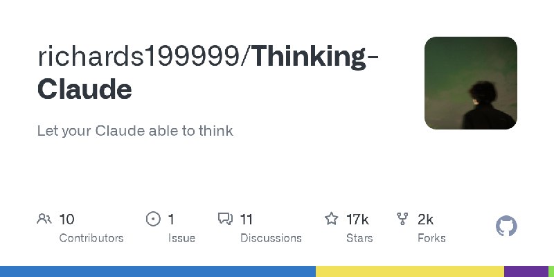 GitHub - richards199999/Thinking-Claude: Let your Claude able to think