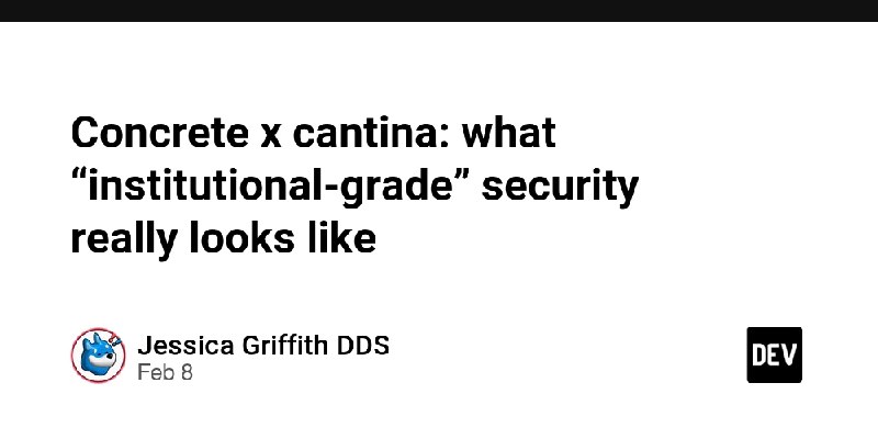 Concrete x cantina: what “institutional‑grade” security really looks like 🛡️
