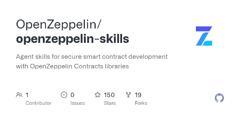 GitHub - OpenZeppelin/openzeppelin-skills: Agent skills for secure smart contract development with OpenZeppelin Contracts libraries