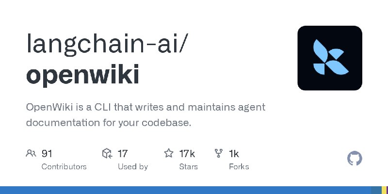 GitHub - langchain-ai/openwiki: OpenWiki is a CLI that writes and maintains agent documentation for your codebase.