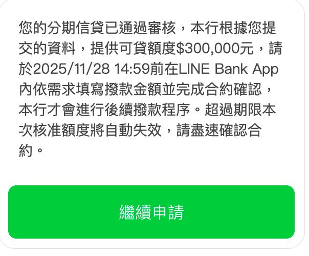 科技難民 貸款申請個 250 結果只核了 30 = =
