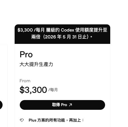 codex 買 100u 算 200u 用